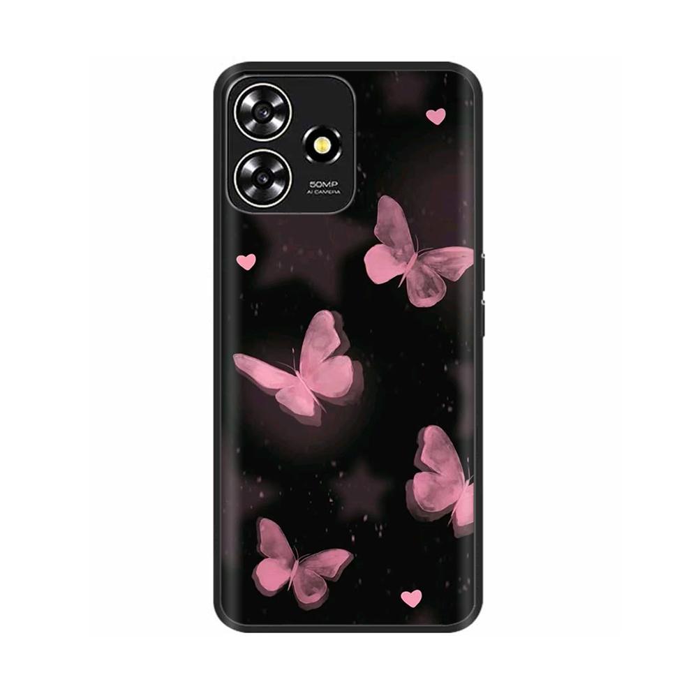 For ZTE Blade A73 4G Phone Case Lovely Silicone Back Cover For ZTE Blade A73 4G A 73 Cases Liquid Silicon Anti Drop Funda Coque