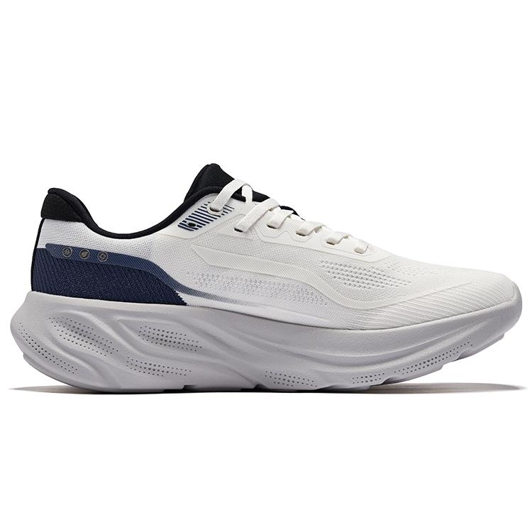 Hongxing Erke Comfortable Versatile Breathable Rebound Low-Top Running Shoes Men Sneakers Micro-Crystal-White Bay-Blue 51125303205-004