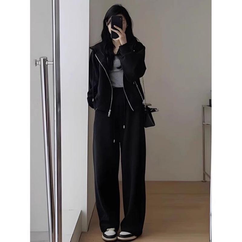 

Комплект из тонкого свитера и брюк осень/зима 2024 г.: Серия Casual Salt L for 110-120 jin