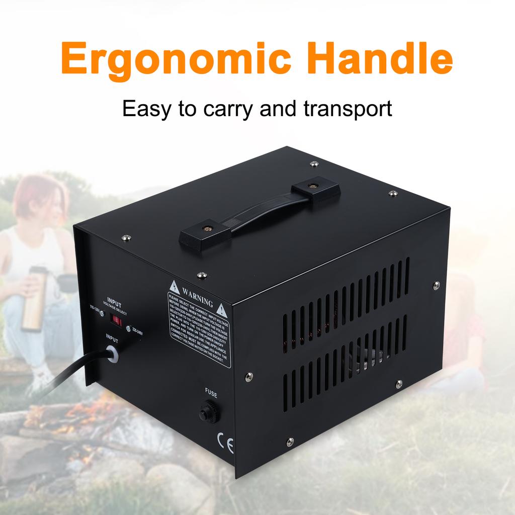 2000W Voltage Step Up Down Converter Power Converter 220V to 110V 2x USB Ports High Efficiency Good Heat Dissipation for Laptop, Mobile Ph