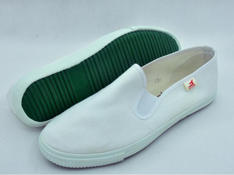 Non-Slip Blue Canvas Shoes for Clean Rooms - Large Size, Elastic Band for Men and Women