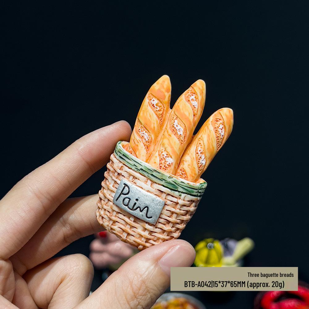 3D Chinese Style Food Magnet: Lobster & Noodles Hot Pot with Mantis Shrimp Sticker