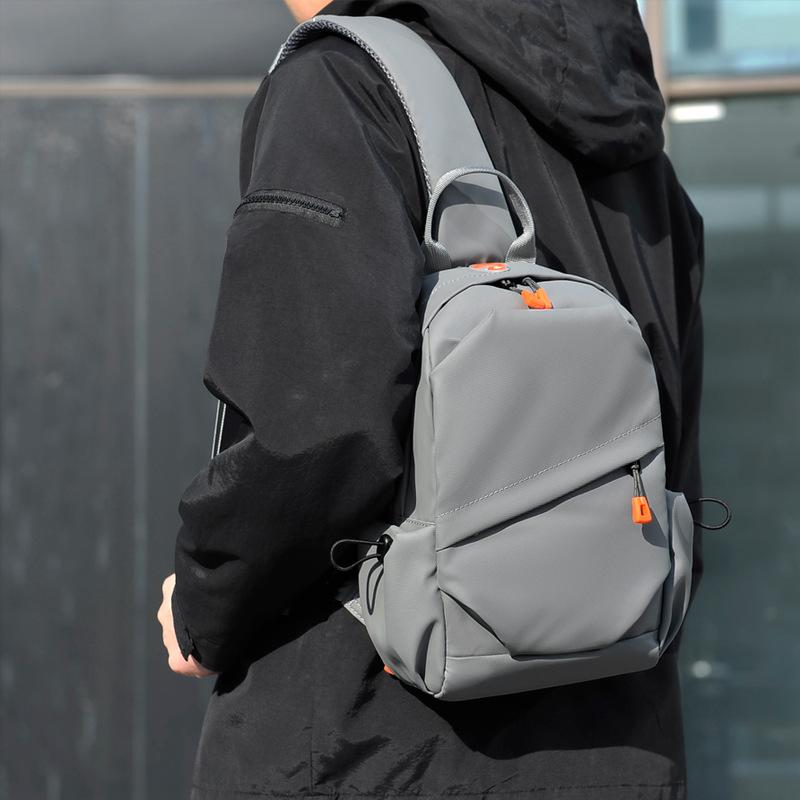 Large Capacity Breast Bag Men's Messenger Bag Fashion Trend Shoulder Bag Casual Shoulder Bag Men's Sports Chest Backpack