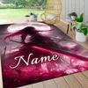 Custom Name Love Friendship Carpet Rug Customizable Soft Washable Anti-Slip Home Living Room Sofa Mats Personalized Rug. 0909164