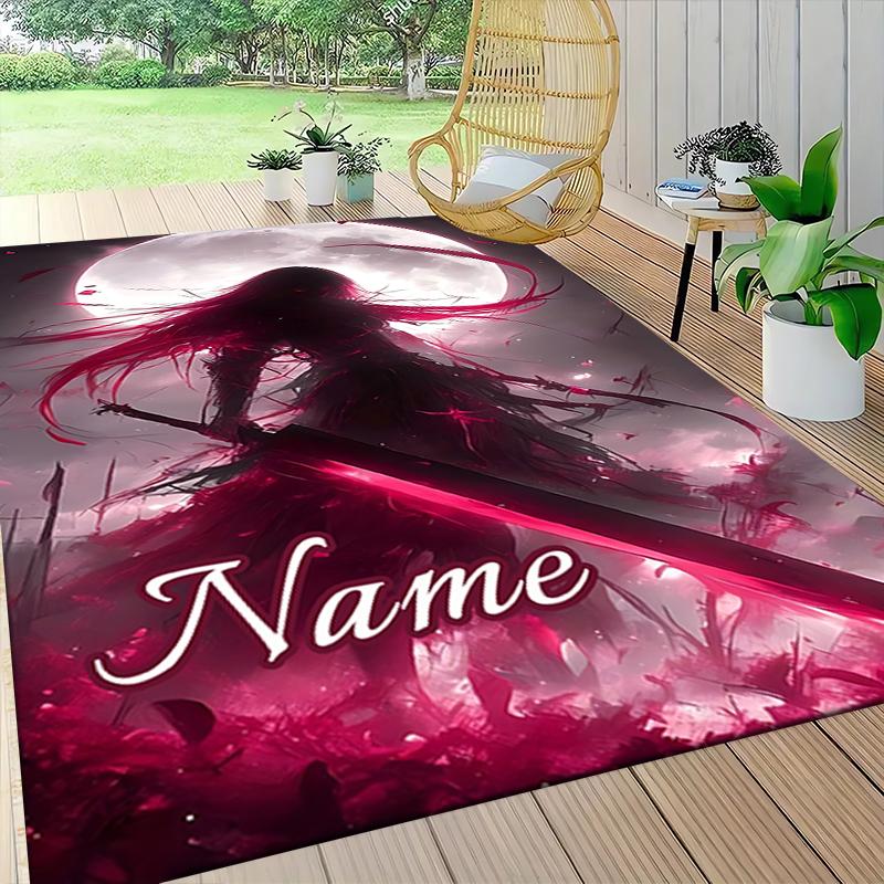 Custom Name Love Friendship Carpet Rug Customizable Soft Washable Anti-Slip Home Living Room Sofa Mats Personalized Rug. 0909164