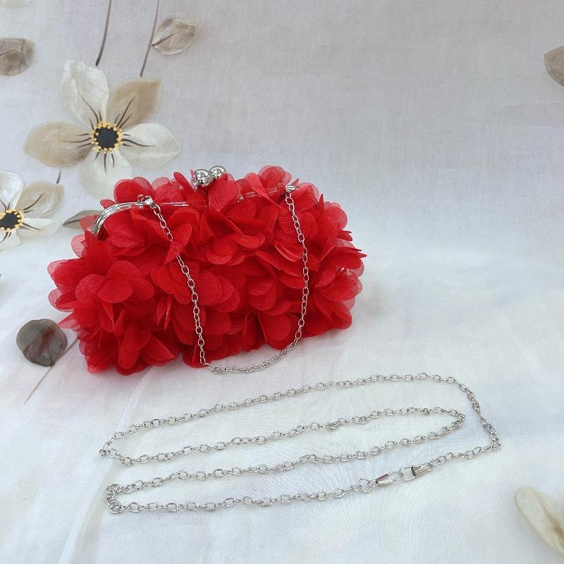 New Petal Dinner Bag Handbag Fairy Underarm Bag Wedding Bag Banquet Gala Dress Bag Ball Bag