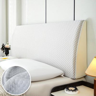 Husă elastică pentru tăblie de pat, husă mică pătrată de mobilier jacquard, husă de protecție rezistentă la praf pentru decorarea dormitorului