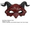 Maschera Unica Diavolo Oscuro Maschera Corna Demone, Accessorio Testa Cosplay di Halloween, Maschera Leggera per Costume di Maschera Feste Horror, Scherzo di Carnevale