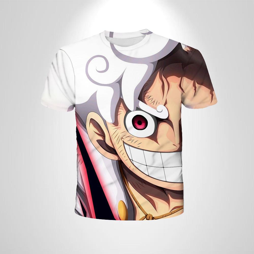 Wendy4 Cartoon Korte Mouw Cosplay Luffy Mannen Anime One Piece Jongen T-shirt man Top Jongen Losse mannen Kleding Zwart T-shirt 130