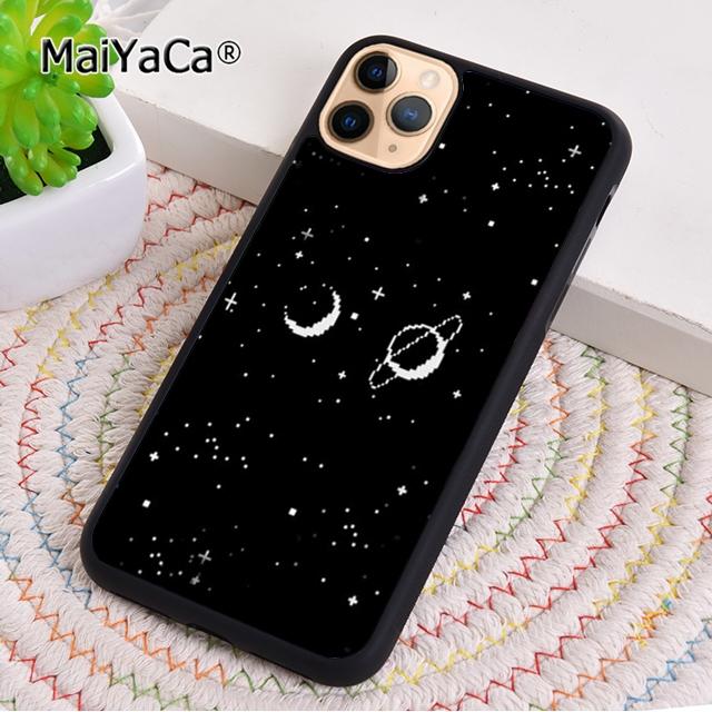 Trippy Art aesthetic Space Moon Phone Case For iPhone 17 Air 16 pro max 15 14 plus 12 13 Shell Cover coque