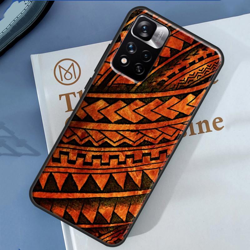 Maori Tribal Samoan Polynesian Case For Xiaomi Redmi 14C 13C 10C 12C Redmi Note 13 14 Pro 12 11 9 10 9S 10S 11S 12S Cover