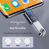 USB-C to USB 3.1 OTG Adapter, 6A Fast Charge & Data Transfer, Gold Aluminum for Mobile Phones