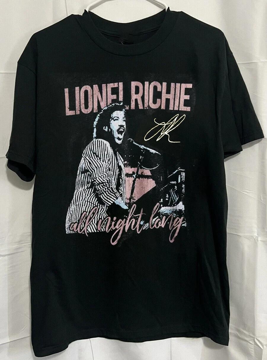 All Night Long Lionel Richie Black Shirt Men Women Cotton S-5XL CL245 XXXXL