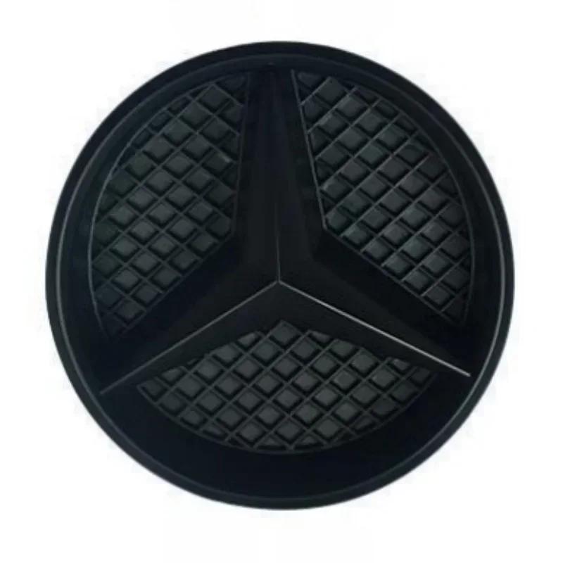 

C200 E200 New 2025 For Mercedes Benz 1X ·3D ABS Car Front Grille Badge Cover Star Logo Grid hollowed-out label for Mercedes Benz матовый черный