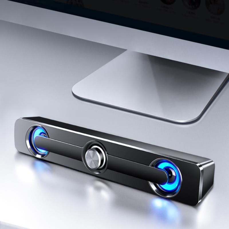Bluetooth Usb Wired Speakers Bar Stereo Speaker For Projector Pc Laptop Phone Computer 3.5Mm Aux Speaker