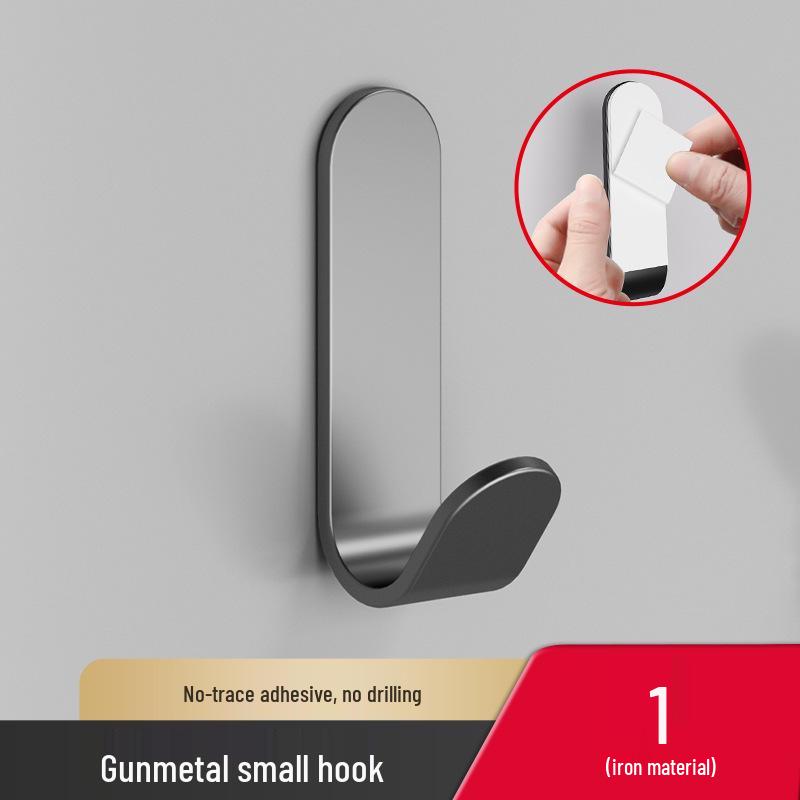 Adhesive Metal Coat and Hat Hook for Bathroom and Doors