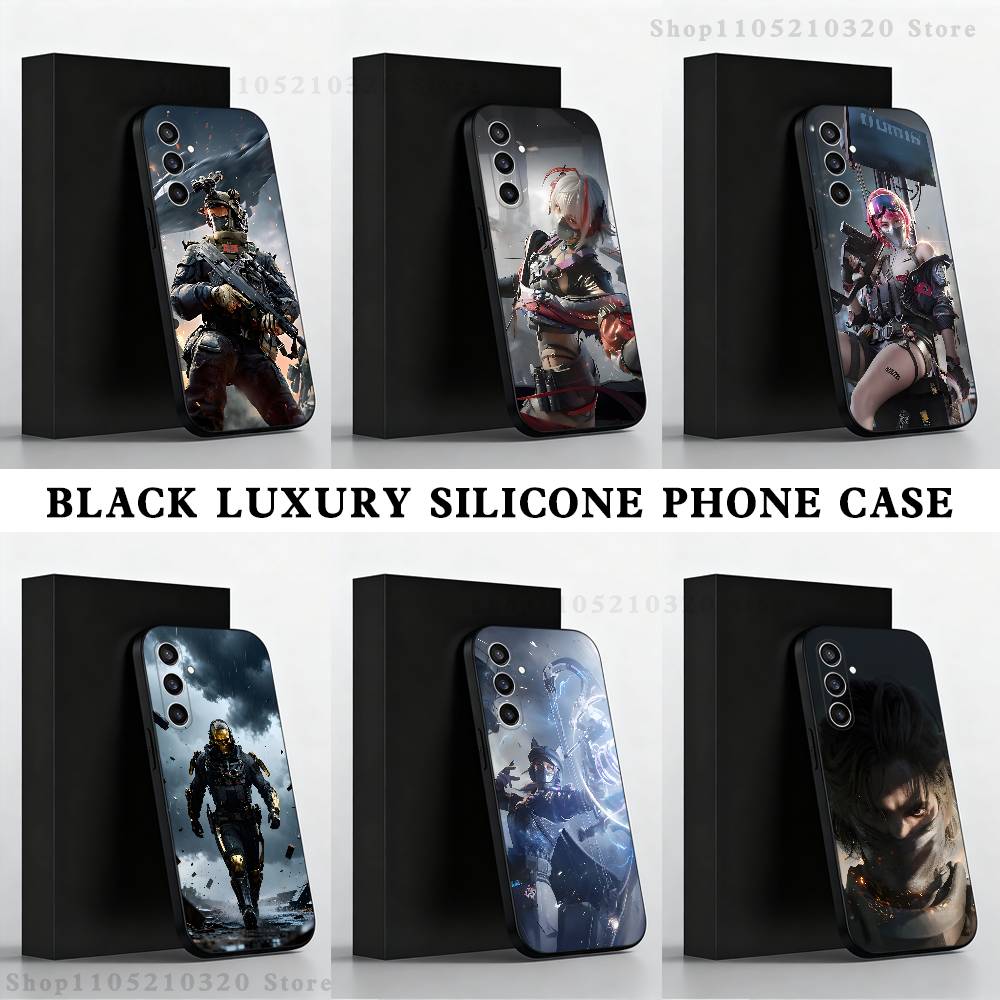 Game Delta Force Phone Case For Samsung S25,S24,S21,S22,S23,S30,Ultra,S20,Plus,Fe,Lite,Note,10,9,5G Black Cover
