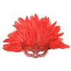 New Novelty Feather Masquerade Mask Detachable Hyperbole Carnival Masquerade Mask Party Eye Mask