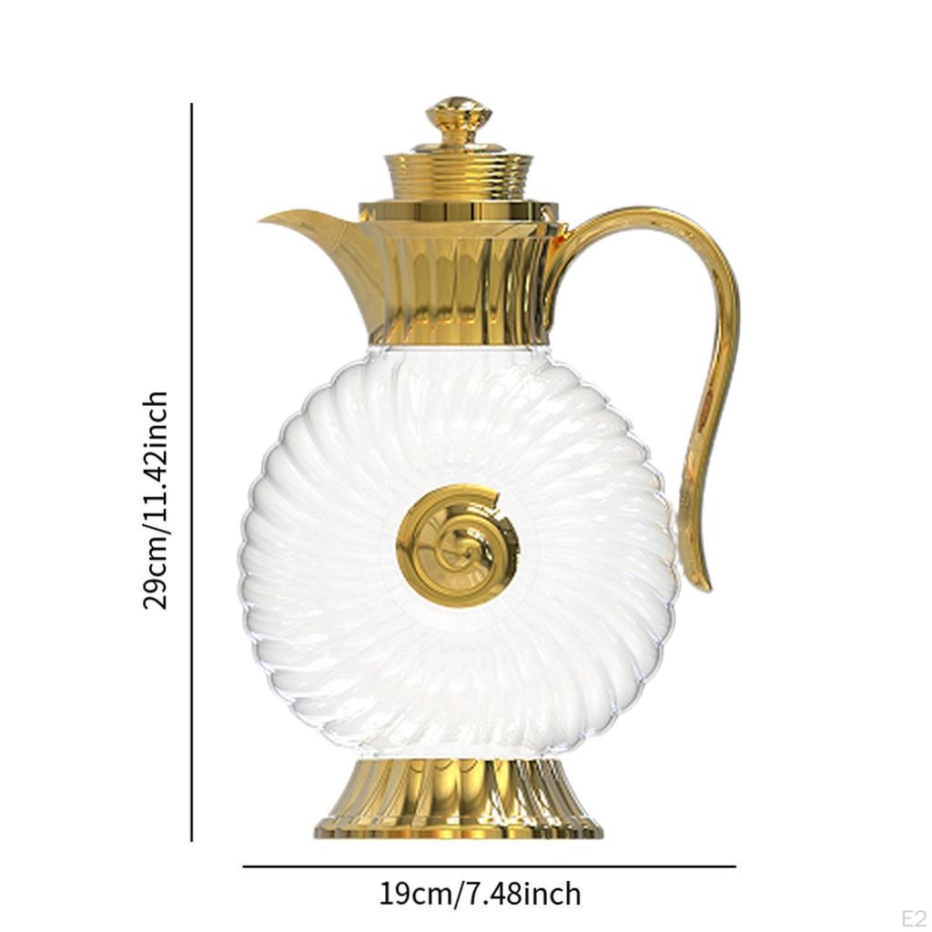 Glass Pitcher Iced Tea Cold Water Dispenser with Spout Jug Arabic Carafe for