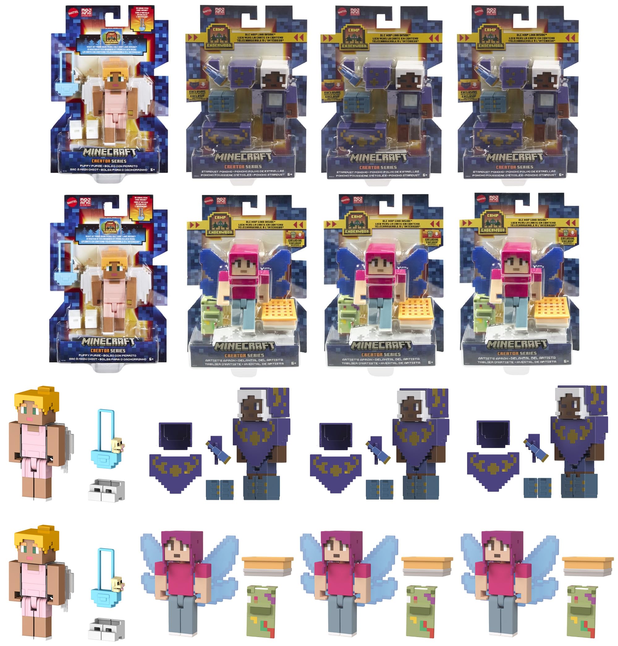 

Minecraft Creator Series Фигурки G Ассортимент фигурок продается в годах и [8 коробок] [6 штук] 986G-HJG74