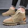 Fashion Men Boots Men's Winter Shoes Fashion Snow Boots Shoes Plus Size Winter Sneakers Ankle Men Shoes Winter Boots Black Blue Footwear