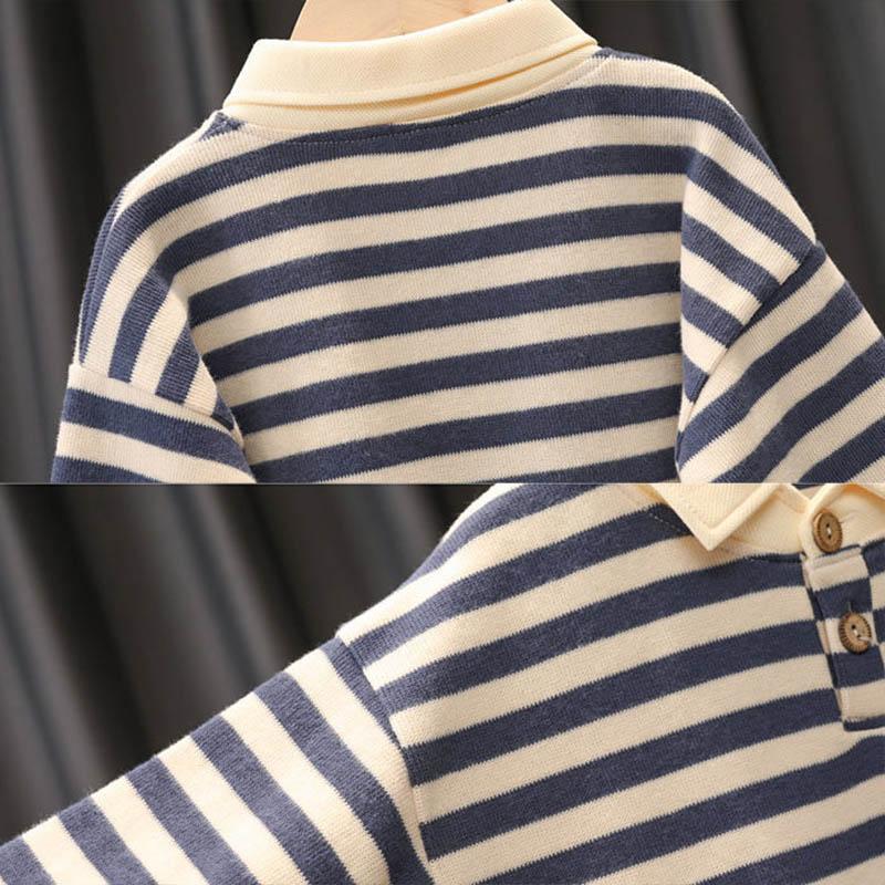 Chlapecké podzimní obleky Dětský jarní a podzimní svetr s dlouhým rukávem Bavlněný Měkký a pohodlný Dvoudílný Dětský pulovr Potisk Módní Roztomilé oblečení