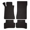 Dywaniki Samochodowe Gumowe Do: Mercedes C W203 Sedan, Kombi (2000-2008) - Czarne, Dopasowane