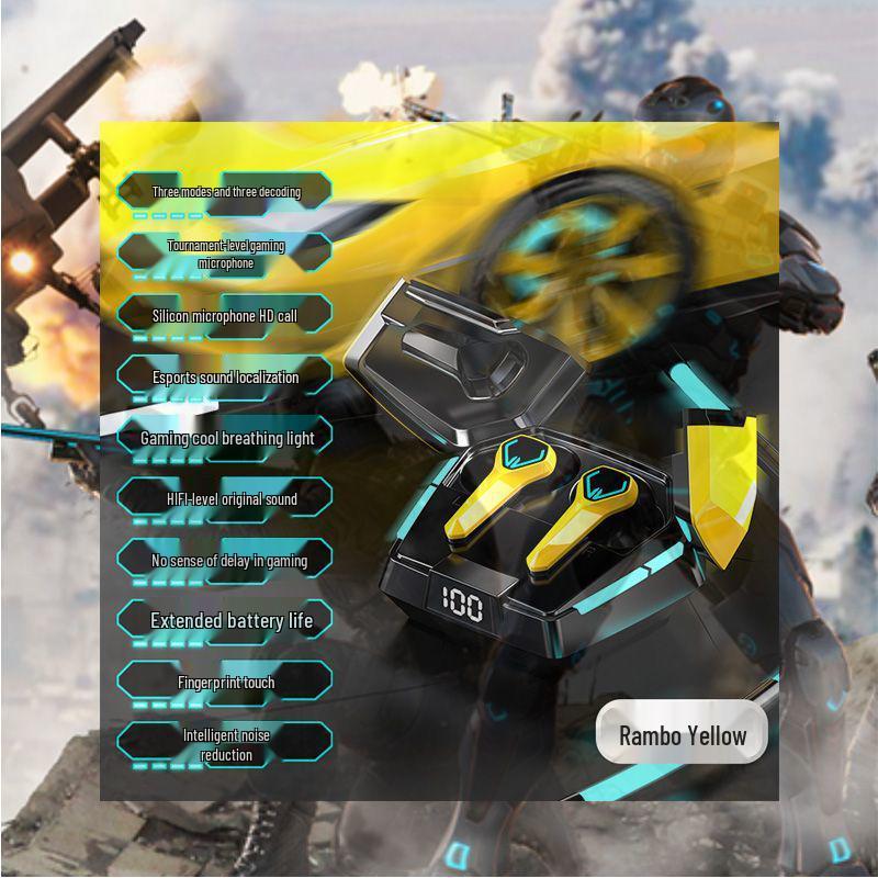 2025 Wireless Bluetooth Gaming Earphones: In-Ear, Noise Reduction, Long Battery Life, High Sound Quality, Universal Compatibility