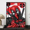 5D DIY Diamond Art Painting Kits for Adults, Deadpool Full Round Crystal Diamond Kits for Beginner for Home Wall Decorate