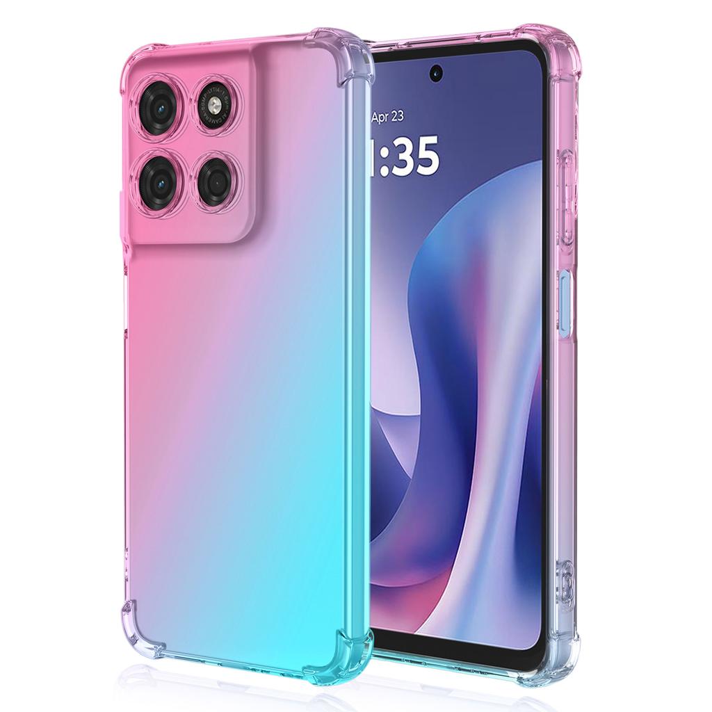 For Motorola Moto G67 Power 5G Case Gradient Color TPU Anti-Drop Phone Cover