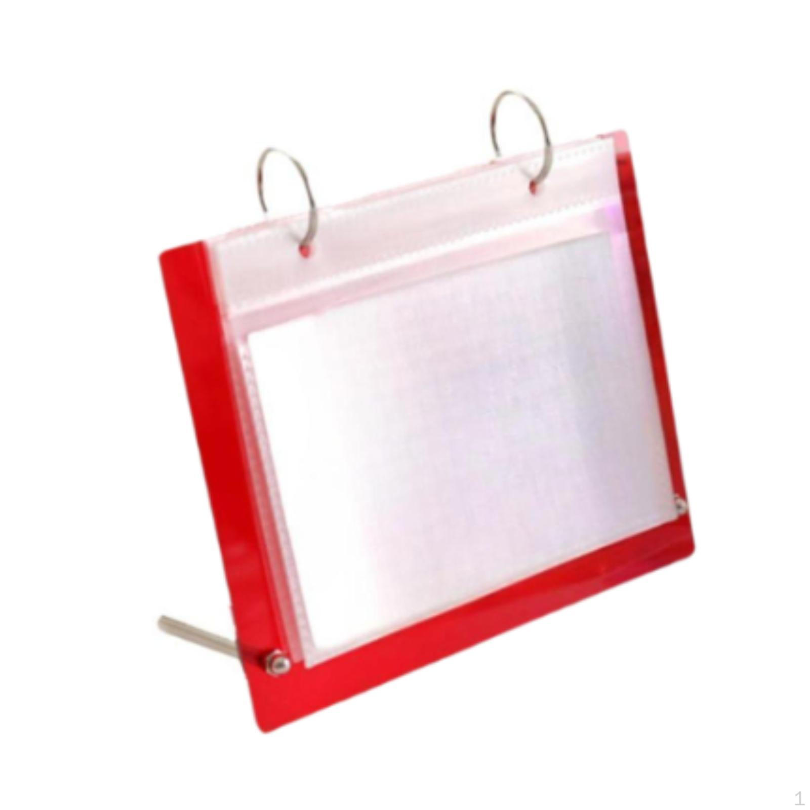 

Акриловый фотоальбом для рабочего стола с 10 страницами и вырезанием картинок Red Frame