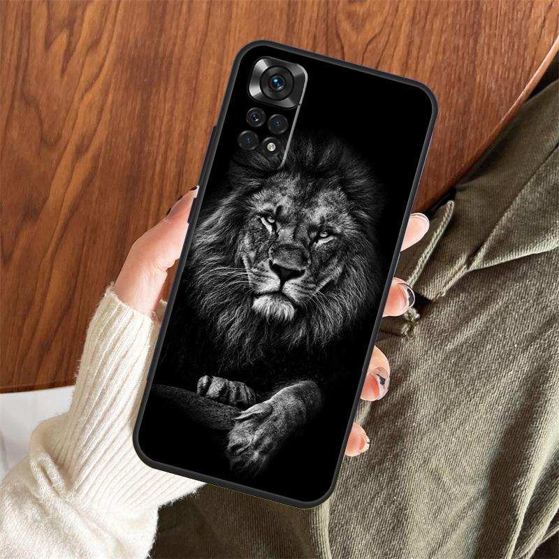 Animal Lion Wolf Tiger Eagle Case For Xiaomi Redmi Note 14 Pro 13 12 11 10 15 Pro Plus Redmi 15 C 13 10C 12C 14C 13C Cover