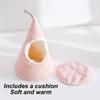 1PC Winter Warm Hangable Triangular Windproof Fleece-Lined Thickened Hanging Bed for Small Animals Pet Parrot Hamster Hide House