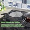 1pc heat diffuser plate, stainless steel material, 13cm/20cm circular heat diffusion tool