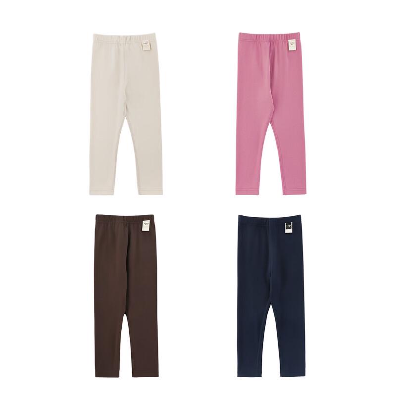 Youyou Girls' Summer High-Elastic Antibacterial Cropped Leggings