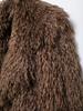 2024 Vintage Faux Fur Fluffy Lapel Coat for Women - Warm Autumn/Winter Top