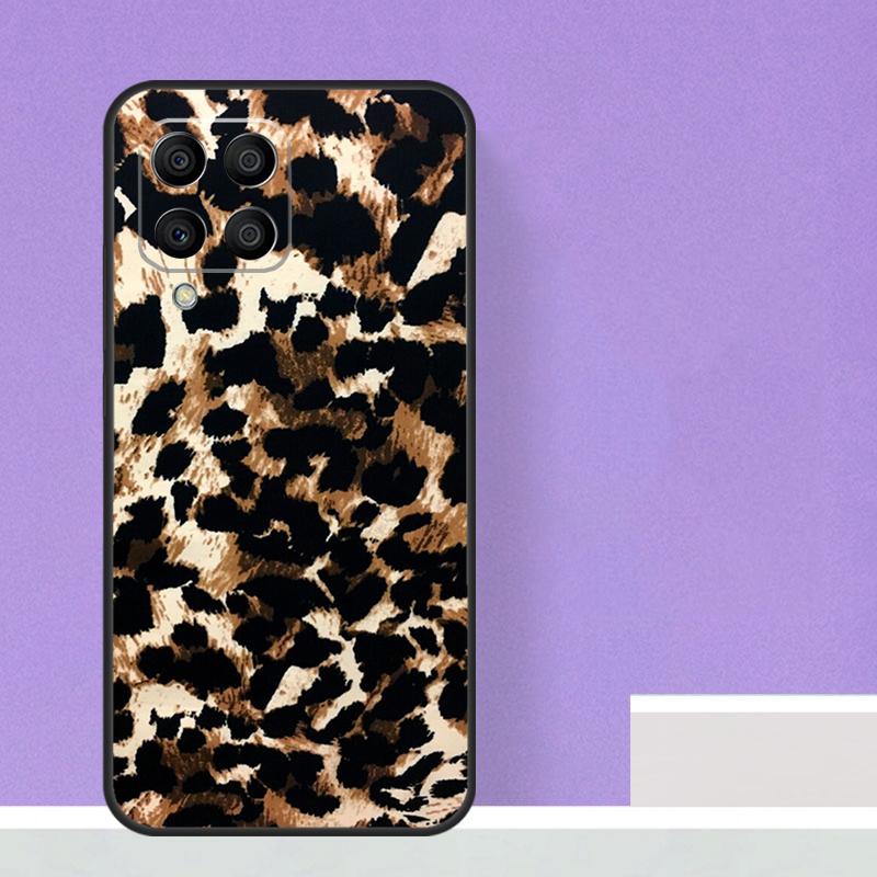 African Leopard Print Case For Samsung Galaxy M31 M16 M36 M56 M33 M53 M13 M12 M32 M52 M20 M15 M55 M14 M35 M34 M54