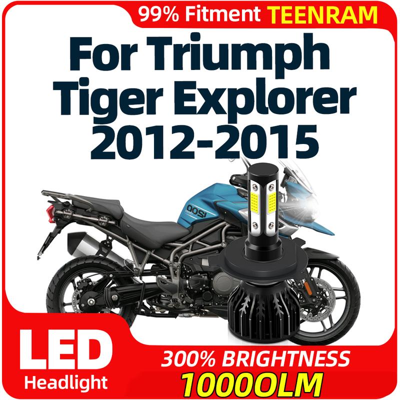 

Motorcycle Headlight Bulb 12V High Low Beam Moto Led Lamp 10000LM Super Bright For Triumph Tiger Explorer 2012 2013 2014 2015