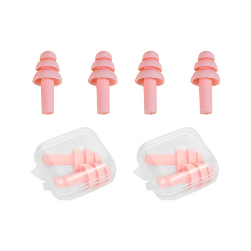 Soft Silicone Ear Plug Ear Protection Sleeping Travel Anti-Noise Earplugs Waterproof Swim Earplugs for Adult Children Swimmers