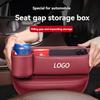 Multifunktionale Leder Auto Sitz Organizer Box Lückenfüller Mit Becherhalter Für Toyota Corolla Highlander Hilux Camry Yaris Rav4 CHR