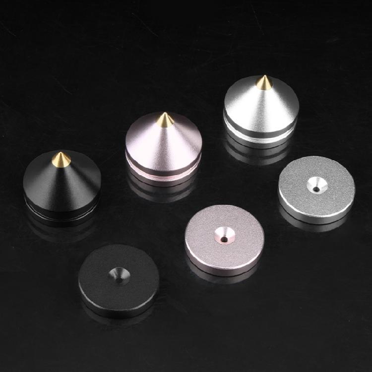 Stoßdämpfende Lautsprecherständerfüße für Heimkinosysteme Präzise Bodenspitze Verbessert Schalldämmungsmatte