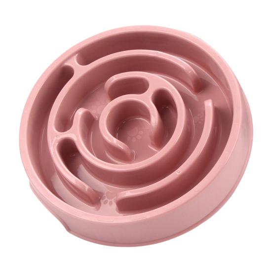 Slow Feeder Dog Bowl Slow Feeding Pet Bowl Maze Puzzle Bowl Prevents Choking Gulping for Dogs And Cats Healthy Eating