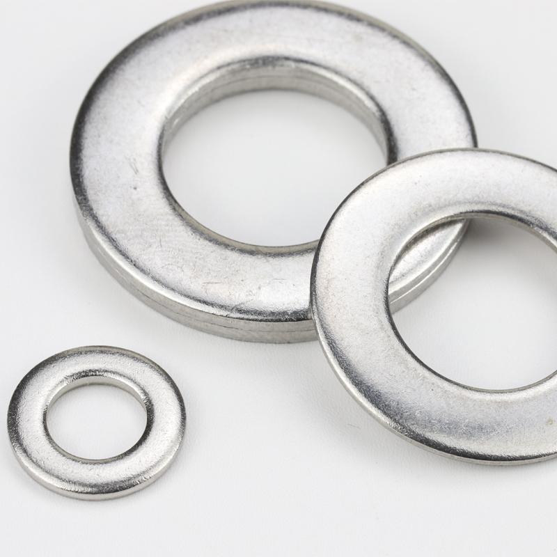 1-100pcs Flat Washer M2 M2.5 M3 M4 M5 M6 M8 M10 M12 M14 M16 M18 M20 M22 M27 Stainless Steel Washers Plain Washer Gaskets DIN125