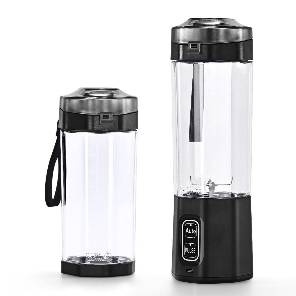 Portable High-Power 360W Juicer with Pulse Function чёрный