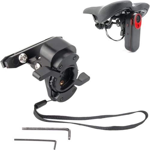 

LICHIFIT Bicycle Saddle Bow Mount for Garmin Varia RCT716/RCT715 Rearview Radar Taillight Bicycle Seat Cycling Bracket Rearview Radar Holder (Black)