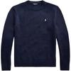 Polo Solid Logo Print Crewneck Sweatshirt Men Sweatshirts Navy-Blue MNPOSWE16820195-410