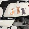 Cartoon Drei Kätzchen Glas Auto Hintergrund Verschönerung Dekoration Aufkleber