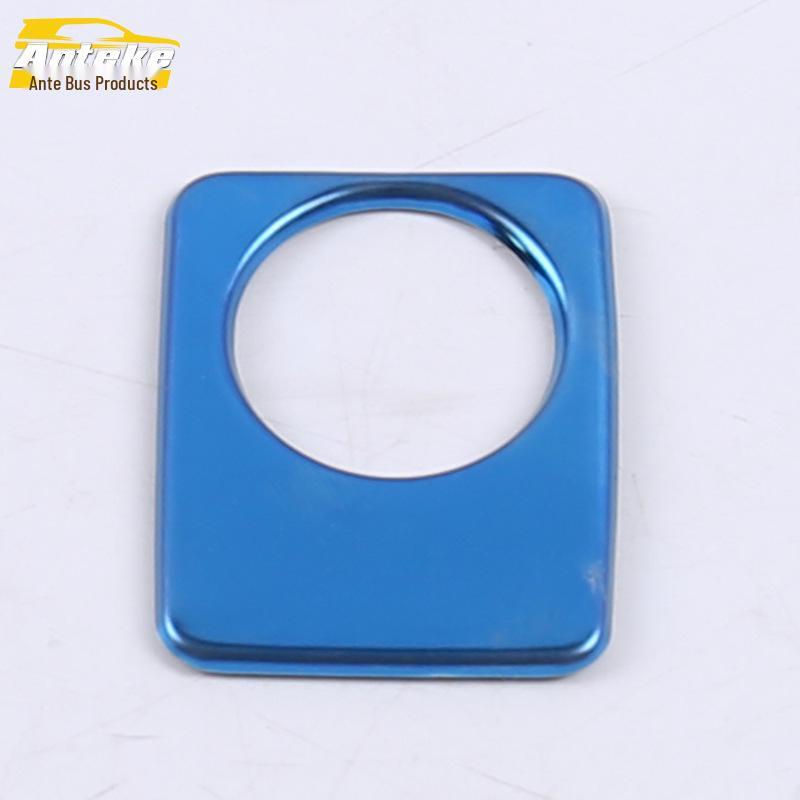 Tayron Rearview Mirror Button Bright Ring for 18 Models - Reflector Button Control Switch Patch
