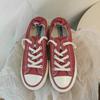 New student one-pedal lazy shoes board shoes retro canvas shoes 116
