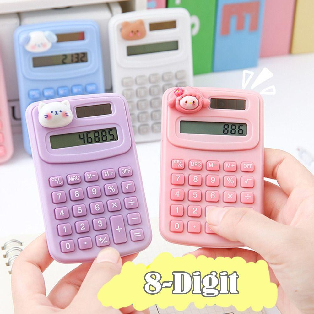 Cute Mini Calculator Plastic Accounting Calculator High-quality Math Calculator  Shop